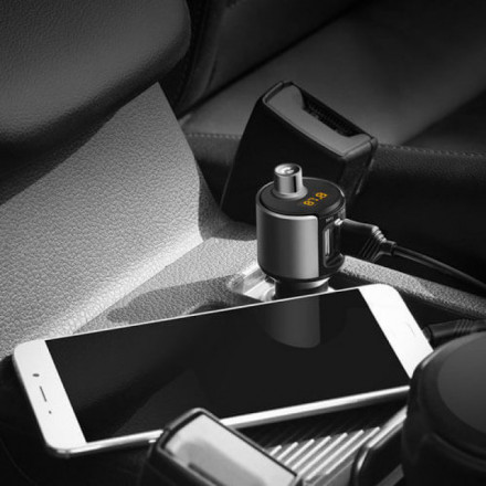 Трансмиттер (FM Модулятор) Bluetooth 3в1 Hoco E19