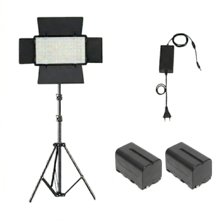 Полный набор панели LED U880+ PRO (RGB) с аккумуляторами (+2 аккумулятора 5500mAh +З/У)