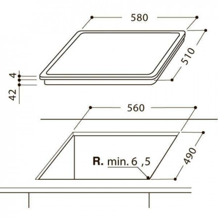 Встраиваемая поверхность Whirlpool AKT 8130 BA