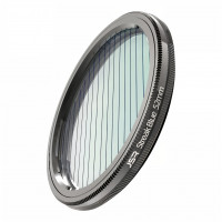 Фильтр JSR Streak Blue 67mm (С эффектом Синего Блика) 1 анаморфный фильтр Фильтр JSR Streak Blue 67mm (С эффектом Синего Блика) 1 анаморфный фильтр