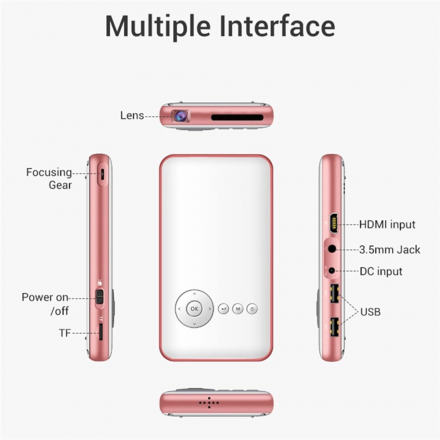 Карманный проектор D04