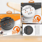 Удлинитель MOXOM  MX-ST03 (3USB 2 OUTLET QC 3.0)