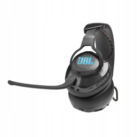 JBL Quantum 610: Беспроводная игровая гарнитура с объемным звуком 7.1, подсветкой и автономностью до 40 часов
