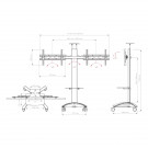 Мобильная стойка ARM MEDIA PT-STAND-15
