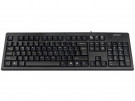 Клавиатура A4TECH  KR-83 COMFORT USB ROUND EDGE KEYBOARD BLACK US+RUSSIAN