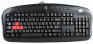 Клавиатура A4TECH  KX-2810BK (KB-28G+X-710BK) GAMER KEYBOARD+MOUSE SET USB BLACK US+RUSSIAN