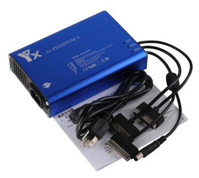 Зарядное DJI Phantom 4 для 3-х батарей и пульта (YX)