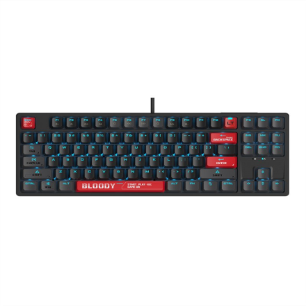 Профессиональная игровая оптомеханическая клавиатура A4Tech Bloody AT87 Black