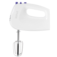 Ручной миксер Kitfort КТ-3071-1 (200–250 W / 5 скоростей / White-Purple)