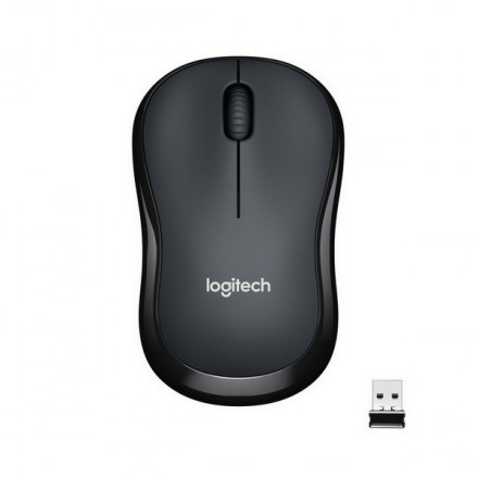 Мышь беспроводная Logitech M220 Silent Charcoal