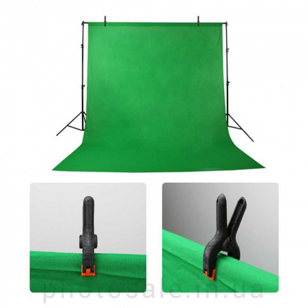 Зажим, прищепка для крепления студийного фона