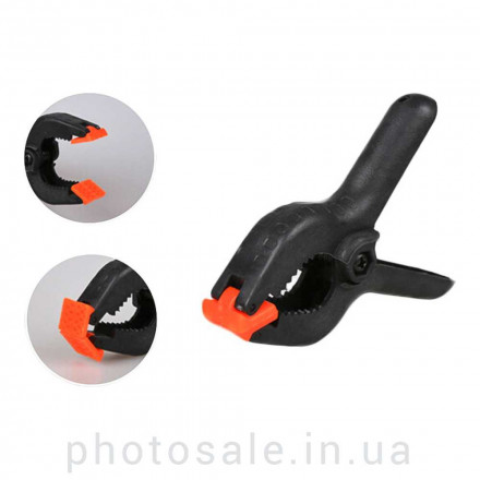 Зажим, прищепка для крепления студийного фона