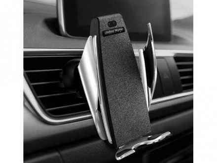 Держатель телефона с функцией беспроводной зарядки HOCO CA34 Elegance