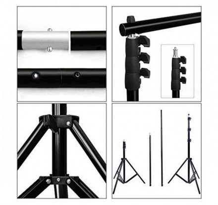 Двойная стойка для Хромакея (2х2м)