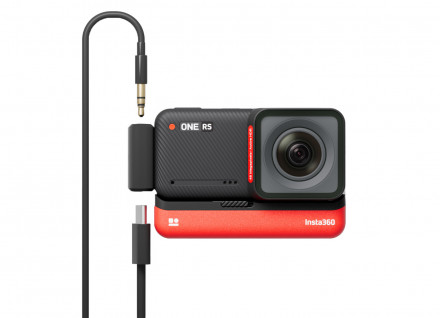 Адаптер микрофона Insta360 One RS (Горизонтальный) (CYNOVA)