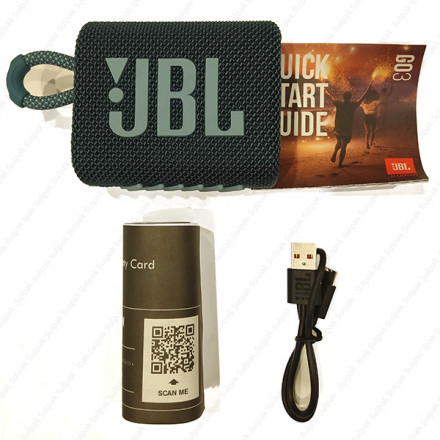 Портативная колонка JBL Go 3 Blue