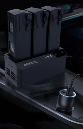 Хаб для зарядки 3-х аккумуляторов DJI Mavic 3 / Mavic 3 Pro (CYNOVA)