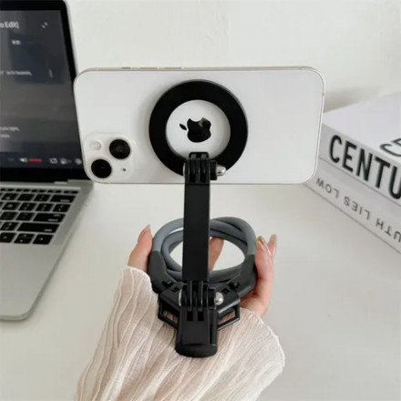 Держатель для телефона на шею магнитный Model-D — универсальное hands-free крепление для смартфона