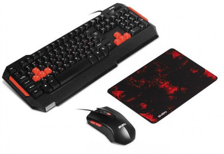 Игровой Сет (Клавиатура, мышь, коврик) SVEN GS-9200