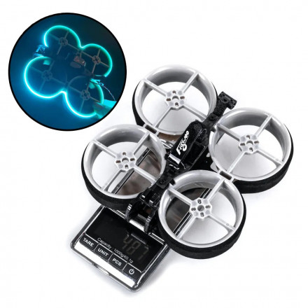 Рама квадрокоптера CineRace20 V1.2 Neon Led (Серый) (Flywoo)