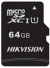 SDHC Card HIKVISION HS-TF-C1(STD) 64GB Class 10 + Адапте