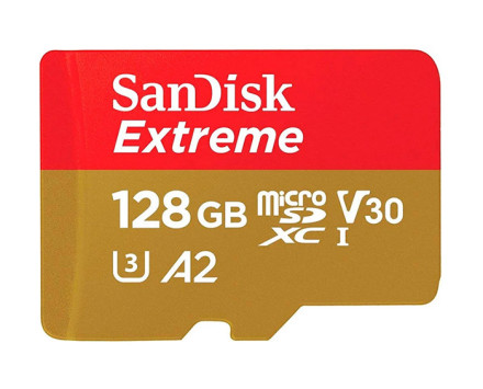 Карта памяти SanDisk Extreme microSDXC Class 10 UHS-I U3 V30
