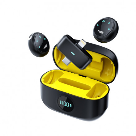 Беспроводной Микрофон K31 Pro (Type-C, Lightning) (Петличка)