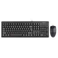 Клавиатура A4TECH KRS-8572 (KRS-85+OP-720) KEYBOARD+MOUSE SET PS/2 BLACK US+RUSSIAN