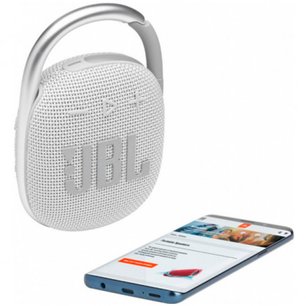 Портативная колонка JBL Clip 4 White