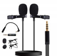 Двойной петличный микрофон Green Audio GAM-16D