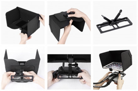 Держатель планшета серии DJI Mavic / Mini и Spark (С козырьком) (SunnyLife)