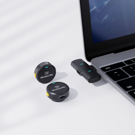 Беспроводной Двойной Микрофон K31 (Type-C) (Петличка)