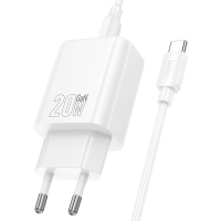 Сетевое зарядное устройство Hoco N61 Gentle GaN 20W Сетевое зарядное устройство Hoco N61 Gentle GaN 20W