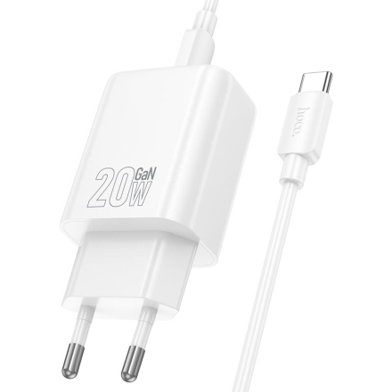 Сетевое зарядное устройство Hoco N61 Gentle GaN 20W