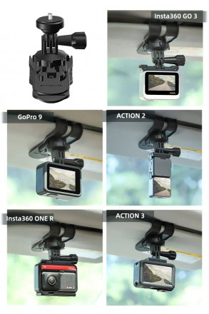 Крепление на солнцезащитный козырек для экшн-камер (SunnyLife)