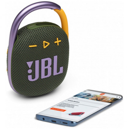 Портативная колонка JBL Clip 4 Green
