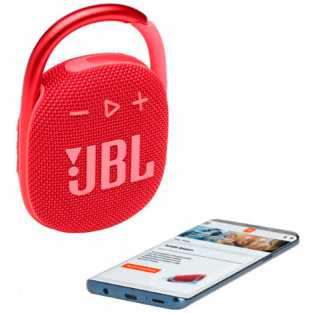 Портативная колонка JBL Clip 4 Red