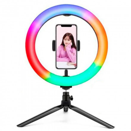 RGB Кольцевая Лампа MJ-26 см на треноге