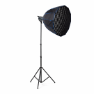 Световая пушка Bediro t200 + 70 см октобокс быстроскладной + усиленная стойка 2.8 Световая пушка Bediro t200 + 70 см октобокс быстроскладной + усиленная стойка 2.8