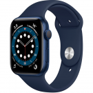 Смарт-часы Apple Watch Series 6 44mm Blue Aluminium Deep Navy Band M00J3 New Смарт-часы Apple Watch Series 6 44mm Blue Aluminium Deep Navy Band M00J3 New