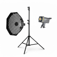 Световая пушка Bediro t200 + октобокс 95 godox + Усиленная стойка 2.8м