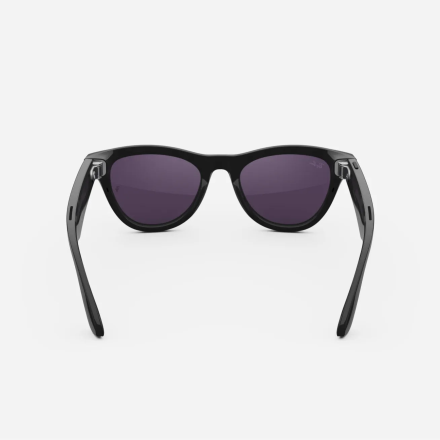 Ray-Ban Meta Skyler Gen 2 RW4014 Shiny Black с линзами Transitions Amethyst — смарт-очки с камерой и Bluetooth