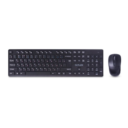 Комплект клавиатура и мышь Delux DLD-1505OGB