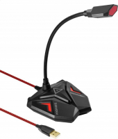Микрофон Promate Streamer LED, USB Maroon Микрофон Promate Streamer LED, USB Maroon