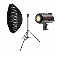 Студийный световой комплект MW400S 100W + октобокс 95 см BobbyStudio + стойка 2.8 м