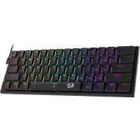 Игровая клавиатура Redragon Anivia K614RGB — механическая 60%, Red Switch, RGB, компактная, проводная Игровая клавиатура Redragon Anivia K614RGB — механическая 60%, Red Switch, RGB, компактная, проводная
