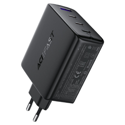 Сетевое зарядное устройство Fast Charge Wall Charger A94 PD100W GaN (3×USB-C + 1×USB-A) EU