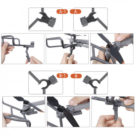 Защита пропеллеров с удлинителями шасси V2 для DJI Mavic Air 2 / Air 2S (SunnyLife)