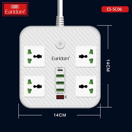 Удлинитель ES-SC06 3000W