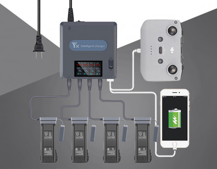 Зарядное устройство DJI Mavic 3 (С дисплеем) (YX)